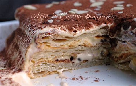 MILLEFOGLIE AL TIRAMISU DOLCE FACILE Ricetta Ricette Dolci Idee