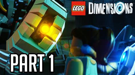 LEGO Dimensions Portal Gameplay Walkthrough Part 1 GLADOS WHEATLEY