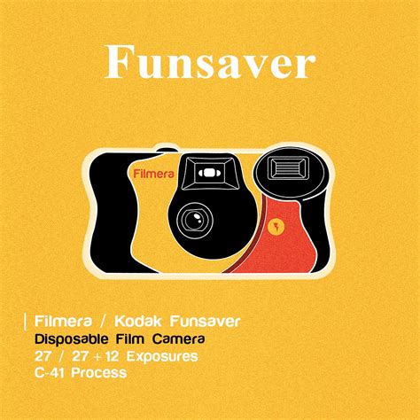 Kodak Fun Saver FunSaver Disposable Film Camera 39 Exposures ISO 800