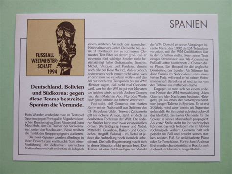 Numisbrief Fussball WM 1994 USA SPANIEN 1000 Francos Kaufen Auf