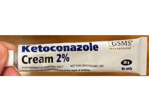 Ketoconazole Cream 2%, 30 g GSMS Pharma (RX) Ingredients and Reviews