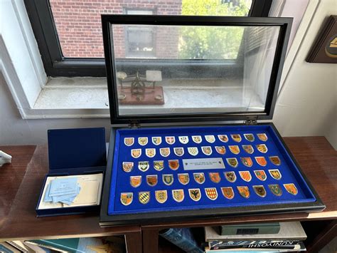 Franklin Mint Coats Of Arms Of The Great Monarchs With Display Box And