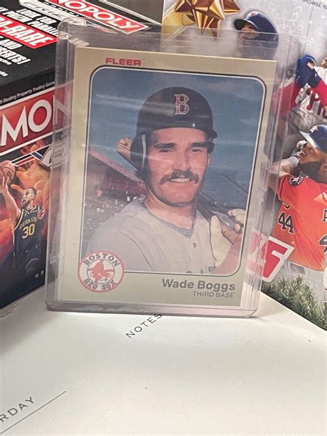 1983 Fleer Wade Boggs Rookie Card 179 Boston Red Sox HOF EBay