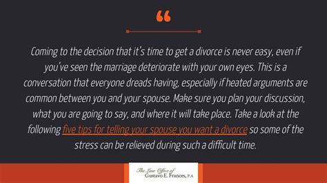 PPT 5 Tips For Telling Your Spouse You Want A Divorce PowerPoint