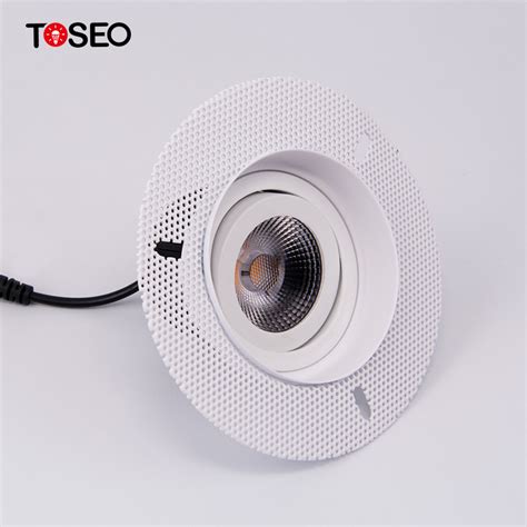 LED Ceiling Recessed Round Trimless GU10 Fire Rated Anti Glare Down