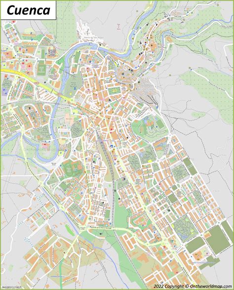 Cuenca Mapa | España | Mapas Detallados de Cuenca