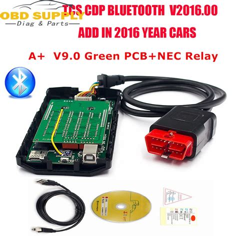 CDP TCS PRO PLUS With Bluetooth V9 0 Green Board Car Truck Diagnostic