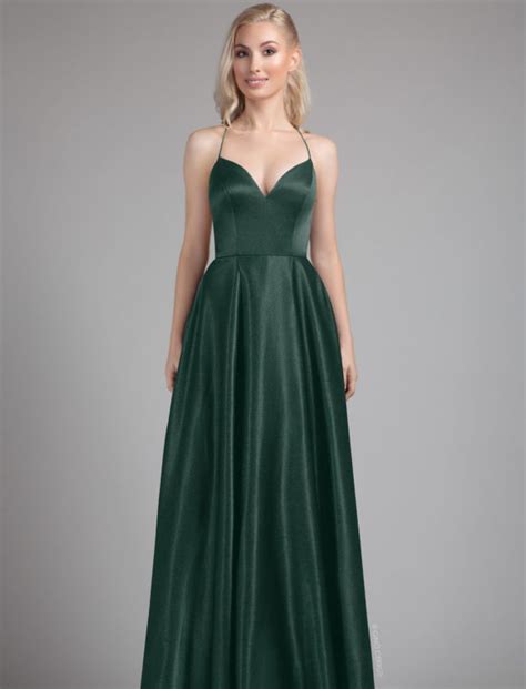 Gracie Satin Prom Dress Caroline Bramley