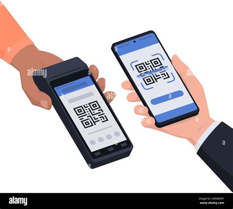 Balayage Des Codes Qr Banque D Images Vectorielles Alamy