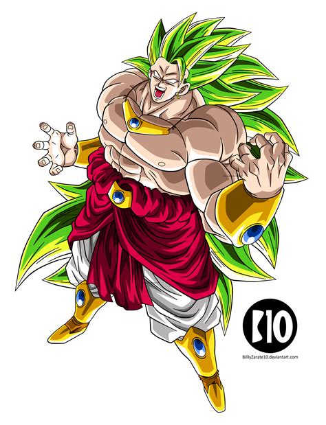 Broly LSSJ3 DBZ Dokkan Battle Render By BillyZar On DeviantArt Broly