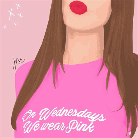 On Wednesdays We Wear Pink” Mean Girls 💗 Mean Girls Wear Pink Pink