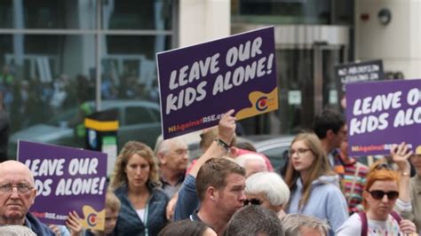 Hundreds Of Parents Protest Against NI Sex Ed Imposition The Irish