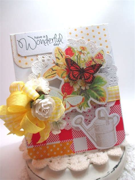 Blog Hopping With Really Reasonable Ribbon Cottage Chic Cards Card