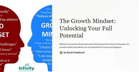 The Growth Mindset Unlocking Your Full Potential