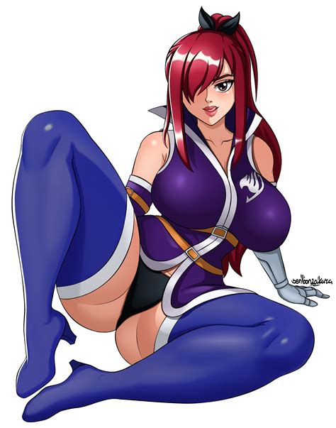Erza Scarlet By SenbonzakuraArt Hentai Foundry