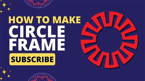 How To Create Circle Frame In Adobe Illustrator Illustrator Circle