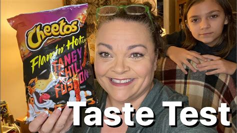 Taste Test Cheetos Flamin Hot Tangy Chili Fusion Youtube