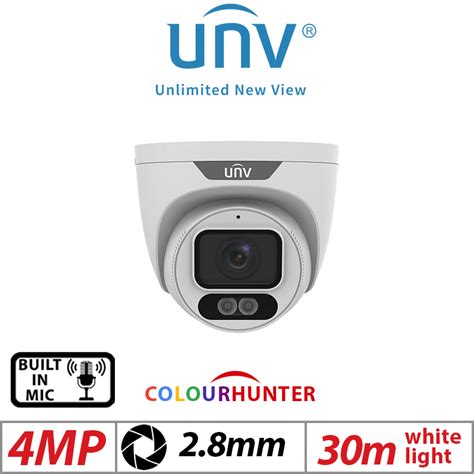 4MP 4CH UNIVIEW KIT 3X HD COLORHUNTER FIXED EYEBALL NETWORK CAMERA