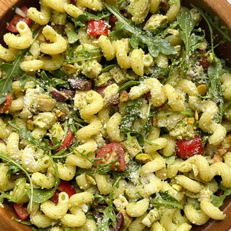 Chicken Pesto Pasta Salad Hellofrozenbananas