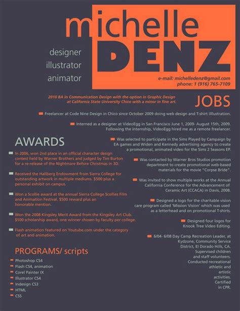 30 Great Examples Of Creative CV Resume Design Bashooka Creative Cv