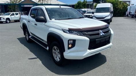 Used White Mitsubishi Triton Glx Utility Dual Cabfor Sale In