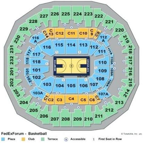 Bradley Center Seating Chart With Rows And Seat Numbers | Brokeasshome.com