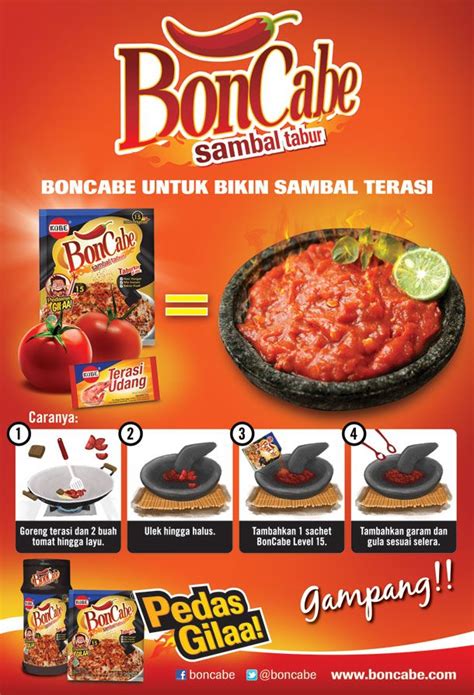 Boncabe Sambal Hp Poster Makanan Kobe Buah