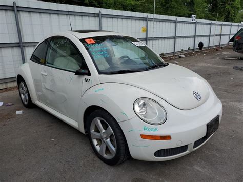 2008 Volkswagen New Beetle Triple White For Sale At Copart Glassboro