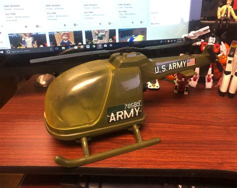 Vintage Gay Toys INC US Army Helicopter Plastic Made In The USA Etsy