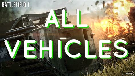 All Vehicles In Battlefield And Customization Youtube