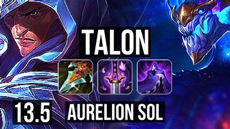 Talon Vs Aurelion Sol Mid M Mastery Legendary