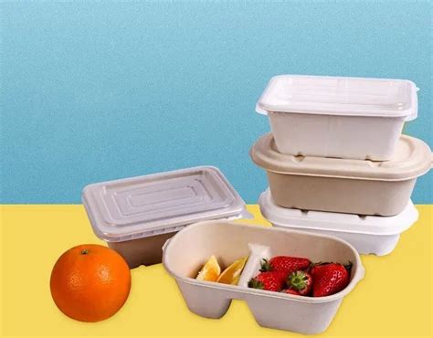 Biodegradable Kitchen Restaurant Serving Tray Compostable Meat