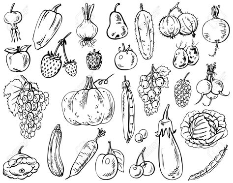 Kleurplaat Groente 7301 Kleurplaten Vegetable Coloring Pages Porn Sex