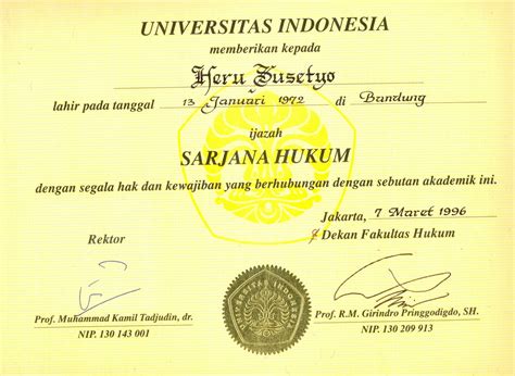 Ijazah Sarjana Hukum Fhui Heru Susetyo 2 Heru Susetyo Nuswanto Half