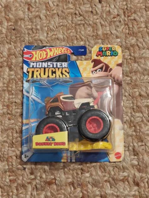 Hot Wheels Monster Trucks Super Mario Bros Donkey Kong Neuf Et Scell Eur Picclick Fr