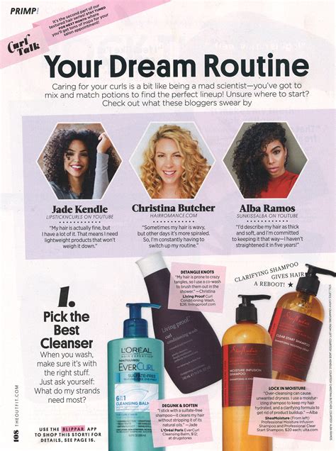 People Stylewatch April Issue Features Professional Curl Care Moisture Infusion Shampoo And