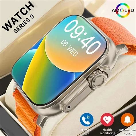 T900 Ultra 2 Smartwatch Masculino 49mm S Rie 8 Tela AMOLED De 2 3 NFC