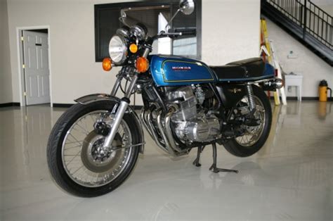 Blue Bomber 1975 Honda Cb750 Super Sport Bring A Trailer