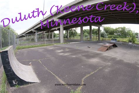 Duluth Keene Creek Minnesota Skatepark