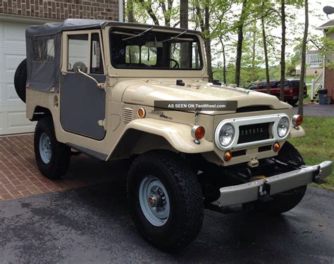 1969 Toyota Fj40 Land Cruiser Fst Rare Factory Soft Top