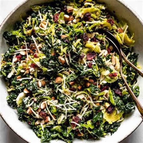 Kale Brussel Sprout Salad Recipe Foolproof Living