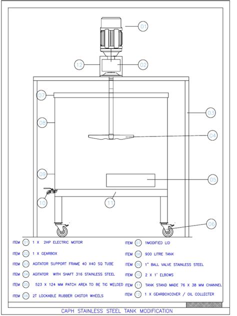 Agitator Sketch | PDF