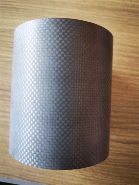 High Quality Roll Wrapped Carbon Fiber Tube With Plain Matte Cloth