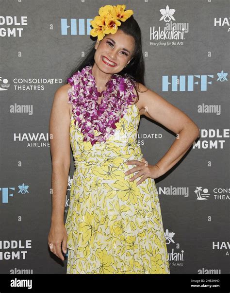 Brook Lee Arrives At The 41st Hawaii International Film Festival