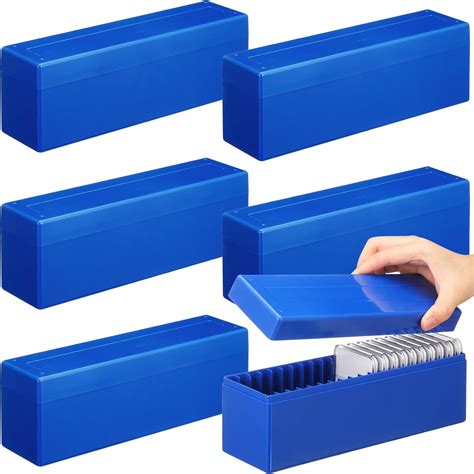 Wenqik 6 Pcs Plastic Coin Storage Box Case With 20 Slab