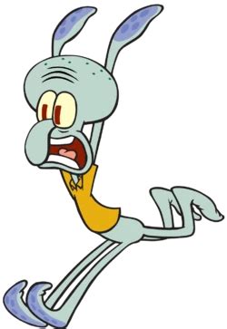 Squidward running Blank Template - Imgflip