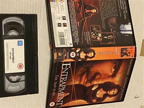 ENTRAPMENT SEAN Connery Catherine Zeta Jones BIG CASE VHS Video Ex