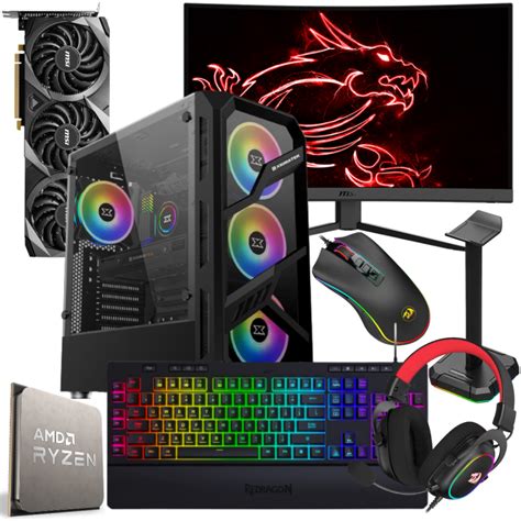 Setup Gamer Special Pc De Bureau Gaming Ryzen X Rtx