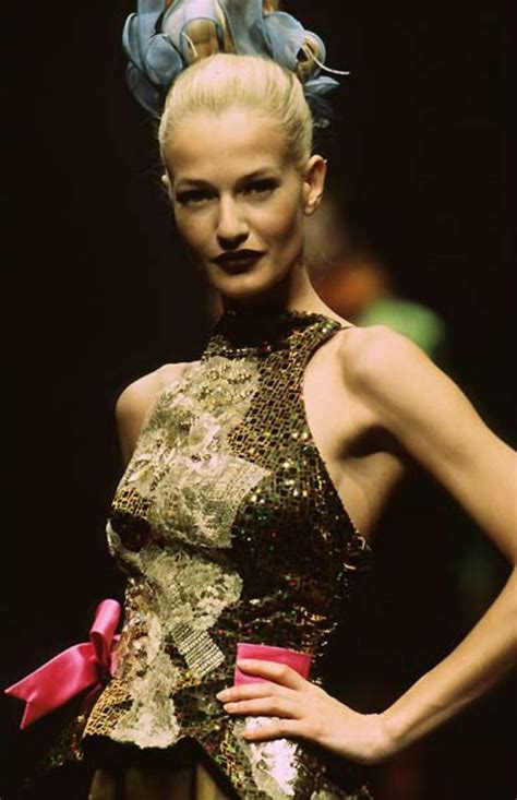 Karen Mulder Christian Lacroix Runway Show