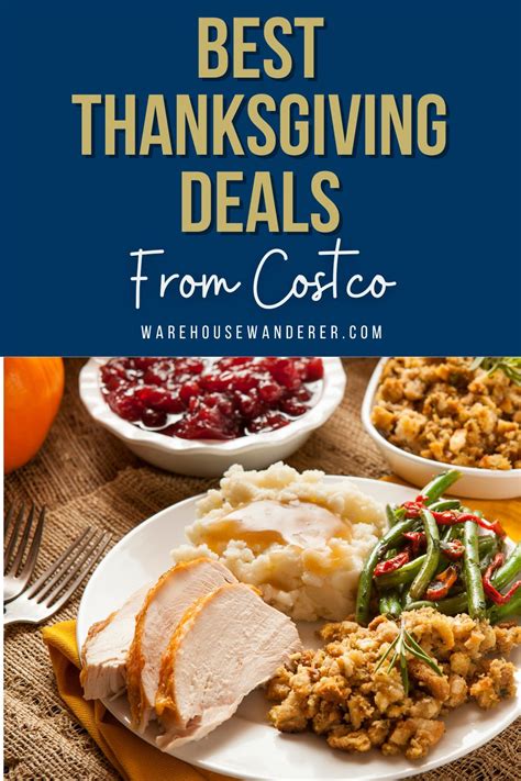 The Best Costco Thanksgiving Deals For Your 2024 Dinner Warehouse Wanderer